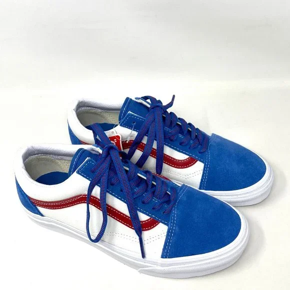 💖MEGA SALE💖Vans Old Skool Sport Blue White     Women's Skate VN0A38G19XG1 - Picture 2 of 9